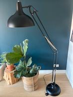 Zwarte Booglamp - Industrieel Design, Huis en Inrichting, Lampen | Vloerlampen, Ophalen, Gebruikt, Metaal, 150 tot 200 cm