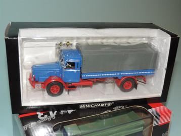Minichamps Büssing 8000 S Canvas Truck, schaal 1:43 - Nieuw beschikbaar voor biedingen