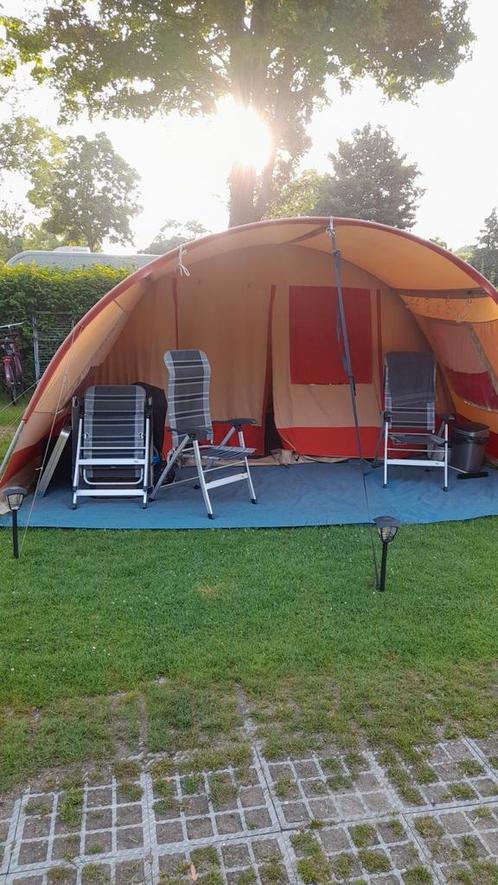 Vrijbuiter wales 6 persoonstunneltent, Caravans en Kamperen, Tenten, tot en met 6, Gebruikt, Ophalen