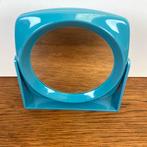 Vintage make up spiegel blauw, Ophalen of Verzenden
