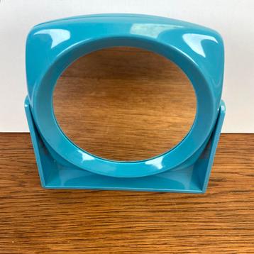 Vintage make up spiegel blauw beschikbaar voor biedingen