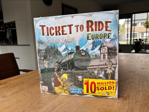 Ticket to Ride Europe in seal, Hobby en Vrije tijd, Gezelschapsspellen | Bordspellen, Nieuw, Een of twee spelers, Drie of vier spelers