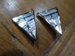 bijzondere paarlemoer oorbellen - driehoeken - clips € 20,00, Sieraden, Tassen en Uiterlijk, Oorbellen, Overige materialen, Ophalen of Verzenden