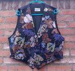 REAL VINTAGE 80's feest gilet Maat XXL, Kleding | Heren, Kostuums en Colberts, Zwart, Vintage, Overige maten, Ophalen of Verzenden