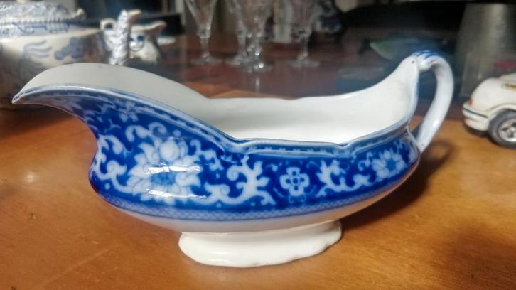 Antieke Glenmore Blauw-Wit Sauskom, Antiek en Kunst, Antiek | Schalen, Ophalen of Verzenden