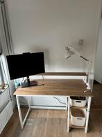 Desk with monitor shelf, Nieuw, Rechthoekig, Ophalen