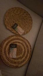 2 sfeervolle rieten placemats, ook leuk als onderzetter!, Huis en Inrichting, Ophalen of Verzenden, Nieuw, Overig