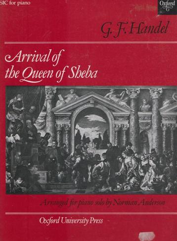 G.F.HANDEL - ARRIVAL OF THE QUEEN OF SHEBA beschikbaar voor biedingen