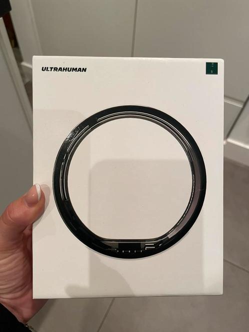 Ultrahuman Ring Air - Raw Titanium, Sieraden, Tassen en Uiterlijk, Activity trackers, Nieuw, Android, Zilver, Waterdicht, Ophalen of Verzenden