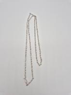 Vintage Lange Zilveren Ketting 66cm, Verzenden, Gebruikt, Zilver, Zilver