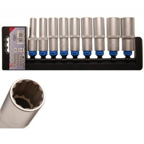 Dopsleutel Set,1/2" Diep, 12-Kant,, Auto diversen, Autogereedschap, Nieuw, Ophalen of Verzenden