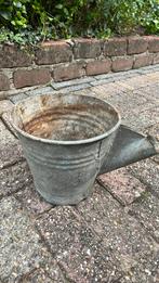 Antieke Zinken Gierschep, Tuin en Terras, Minder dan 30 cm, Minder dan 60 cm, Rond, Ophalen of Verzenden