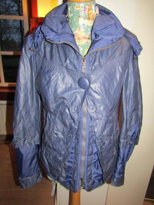 D170 Creenstone mt 38 jack jas blauw indigo tweewegrits, Kleding | Dames, Jassen | Zomer, Zo goed als nieuw, Maat 38/40 (M), Blauw