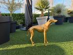 Whippet beeld koper/brons, Ophalen of Verzenden, Zo goed als nieuw, Dier