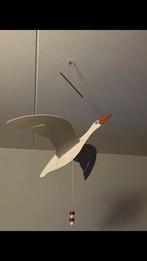 Houten ooievaar met trekkoord, Kinderen en Baby's, Ophalen of Verzenden, Gebruikt, Overige typen