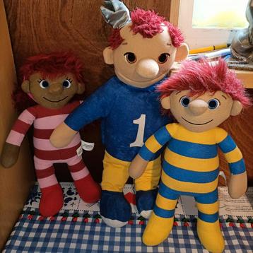Koning Koos handpop, Sassa en Toto knuffel Zandkasteel  beschikbaar voor biedingen