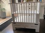 Bobita box wit met lade, Kinderen en Baby's, Boxen, Ophalen, Zo goed als nieuw, Vierkant, In hoogte verstelbaar