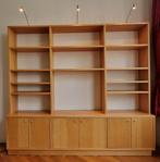 beukenhouten kleur boekenkast, Ophalen, Met deur(en), 200 cm of meer, Zo goed als nieuw