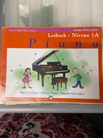 Piano Lesboek Niveau 1A - Alfred's Basic Library, Ophalen of Verzenden, Gelezen, Instrument