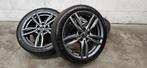 18" VW Golf Caddy Audi A3 velgen Continental zomerbanden, 18 inch, Gebruikt, Banden en Velgen, Ophalen of Verzenden