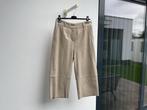 LEREN broek kleur licht beige 3/4 Merk: Japan TKY, Verzenden, Beige, Nieuw, Driekwart