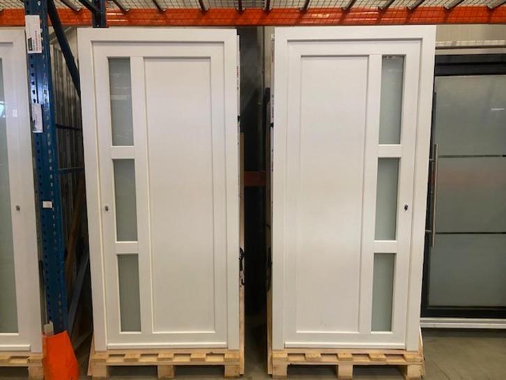 pvc deur, pvc kozijn, pvc schuifraam, kunststof raam, Woodec, Doe-het-zelf en Verbouw, Deuren en Horren, Nieuw, Buitendeur, 200 tot 215 cm