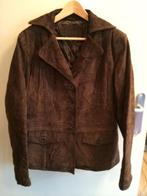C&A donker bruine suede leren blazer jas suedejas maat L, Bruin, Maat 42/44 (L), Nieuw, Ophalen of Verzenden