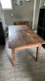 Notenhouten eettafel 180 x 90 cm, Ophalen, 50 tot 100 cm, Zo goed als nieuw, Vijf personen of meer