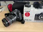 Canon 70D + EF 24-105 F4 L IS USM lens + 3x accu etc., 20 Megapixel, Spiegelreflex, Canon, Ophalen of Verzenden