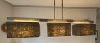 Nooie RVS hanglamp met 3 grijze kappen, Ophalen, Zo goed als nieuw, 75 cm of meer