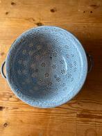 Vintage Emaille Vergiet, Ophalen of Verzenden, Gebruikt