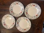 Churchill Charente England borden met mooie print - 4 stuks, Huis en Inrichting, Keuken | Servies, Ophalen