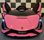 Kinderauto Lamborghini Sian - soft start - leren zit -met RC, Ophalen of Verzenden, Nieuw, Afstandsbediening