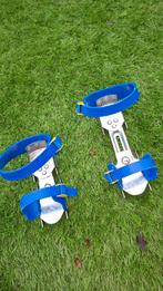 Schaatsen, onderbinders met dubbele ijzers, Ophalen of Verzenden, Gebruikt, Overige typen, Overige merken