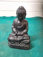 beeld boeddha zwart gips, Verzamelen, Beelden en Beeldjes, Ophalen of Verzenden