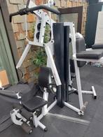 Bodysolid exm 2550s biangular met dip attachment, Sport en Fitness, Ophalen, Zo goed als nieuw, Benen, Krachtstation