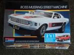 Bouwdoos 1970 Ford Mustang Boss Street Machine 2n1 Monogram, Hobby en Vrije tijd, Modelbouw | Auto's en Voertuigen, Auto, Groter dan 1:32