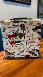 Opbergkoffertje singels 1950/60 vintage, Muziek en Instrumenten, Behuizingen en Koffers, Ophalen of Verzenden, Zo goed als nieuw