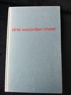 Cateau Kray Sijsma, Drie woorden maar, Ophalen of Verzenden, Gelezen