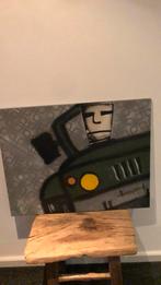 Schilderij op canvas van Jeroen@rt 90x70cm, Antiek en Kunst, Ophalen of Verzenden