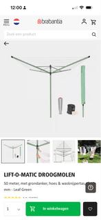 Brabantia Lift-O-Matic Droogmolen leaf green Nieuw in doos!, Tuin en Terras, Droogmolens en Wasrekken, Ophalen, Nieuw, Droogmolen