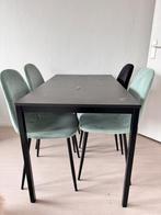 Eetkamer tafel met stoelen, Ophalen, Gebruikt, Ikea, 4 tot 6 stoelen
