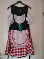 Carnavals Tiroler jurkje maat S, Ophalen of Verzenden, Zo goed als nieuw, Maat 38/40 (M), Carnaval