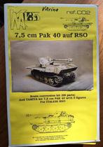 7.5 cm Pak 40 auf RSO resin conversion - MK35 - 1/35, Hobby en Vrije tijd, Modelbouw | Auto's en Voertuigen, Tank, Verzenden, 1:32 tot 1:50