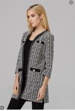 Joseph Ribkoff prachtig grijs/zwarte chique jas mt 46 ZGAN, Overige kleuren, ., Maat 46/48 (XL) of groter, Joseph Ribkoff