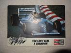 Ayrton Senna muis mat mouse mat Champion Rothmans Renault, Ophalen of Verzenden, Gebruikt, Formule 1