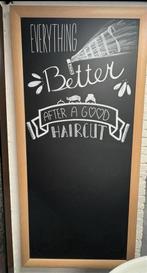 Krijtbord met houten rand, Ophalen, Krijtbord