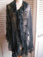 grote grijze kanten sjaal Expresso nr SS 796, Verzenden, Zo goed als nieuw, Maat 46/48 (XL) of groter, Sjaal