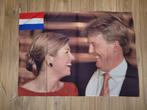 Vlag Willem-Alexander & Maxima, Verzamelen, Overige typen, Onbekend, Ophalen of Verzenden, Zo goed als nieuw