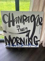 Schilderij champagne in the morning, Ophalen